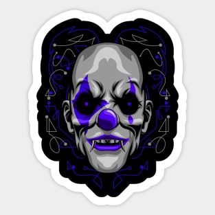 clown halloween Sticker